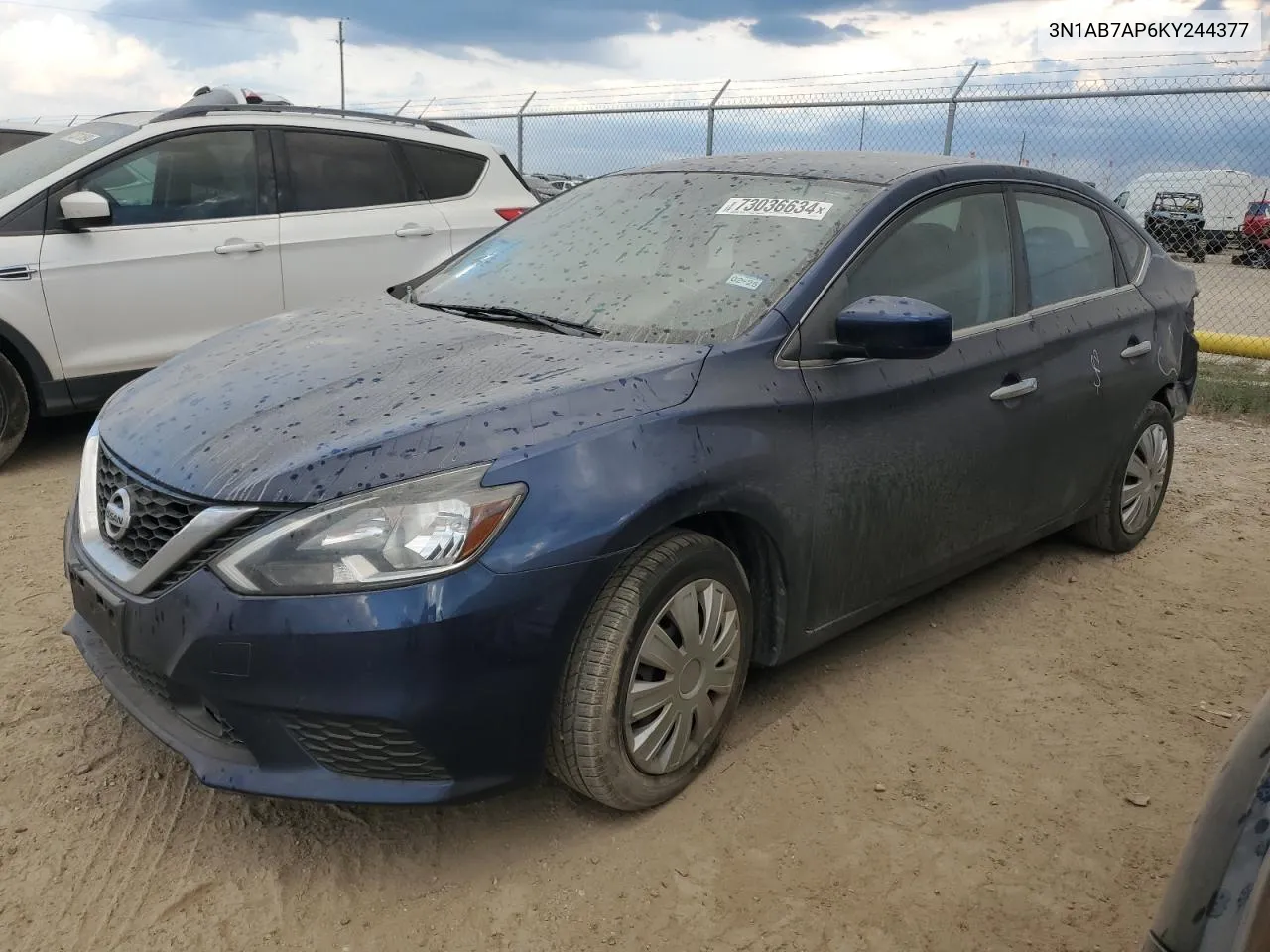 3N1AB7AP6KY244377 2019 Nissan Sentra S