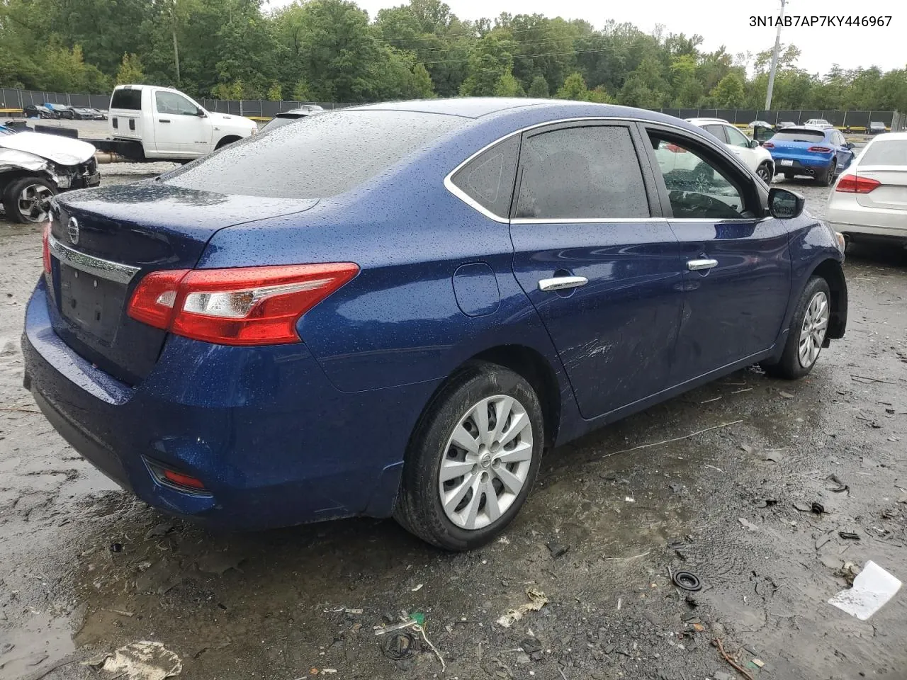 2019 Nissan Sentra S VIN: 3N1AB7AP7KY446967 Lot: 73081904