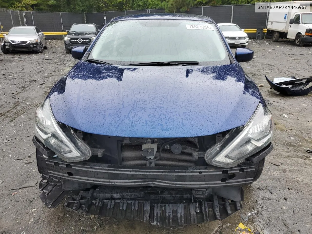 2019 Nissan Sentra S VIN: 3N1AB7AP7KY446967 Lot: 73081904