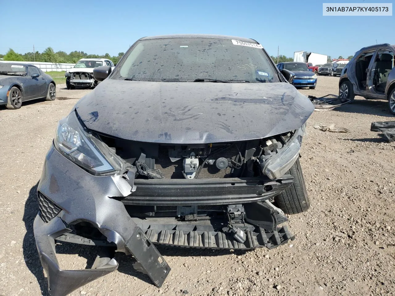 2019 Nissan Sentra S VIN: 3N1AB7AP7KY405173 Lot: 73097914