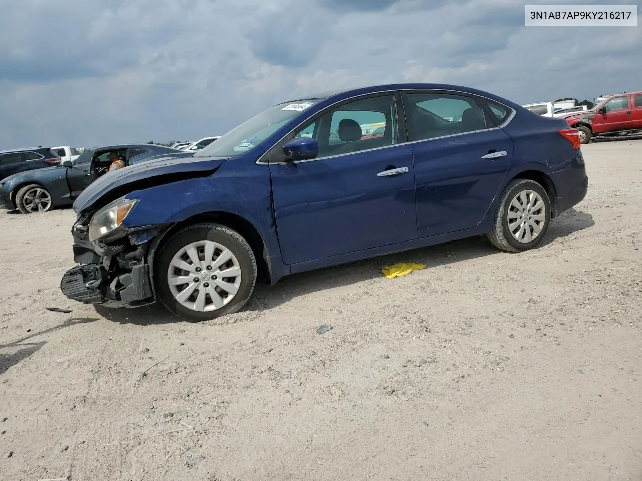 3N1AB7AP9KY216217 2019 Nissan Sentra S