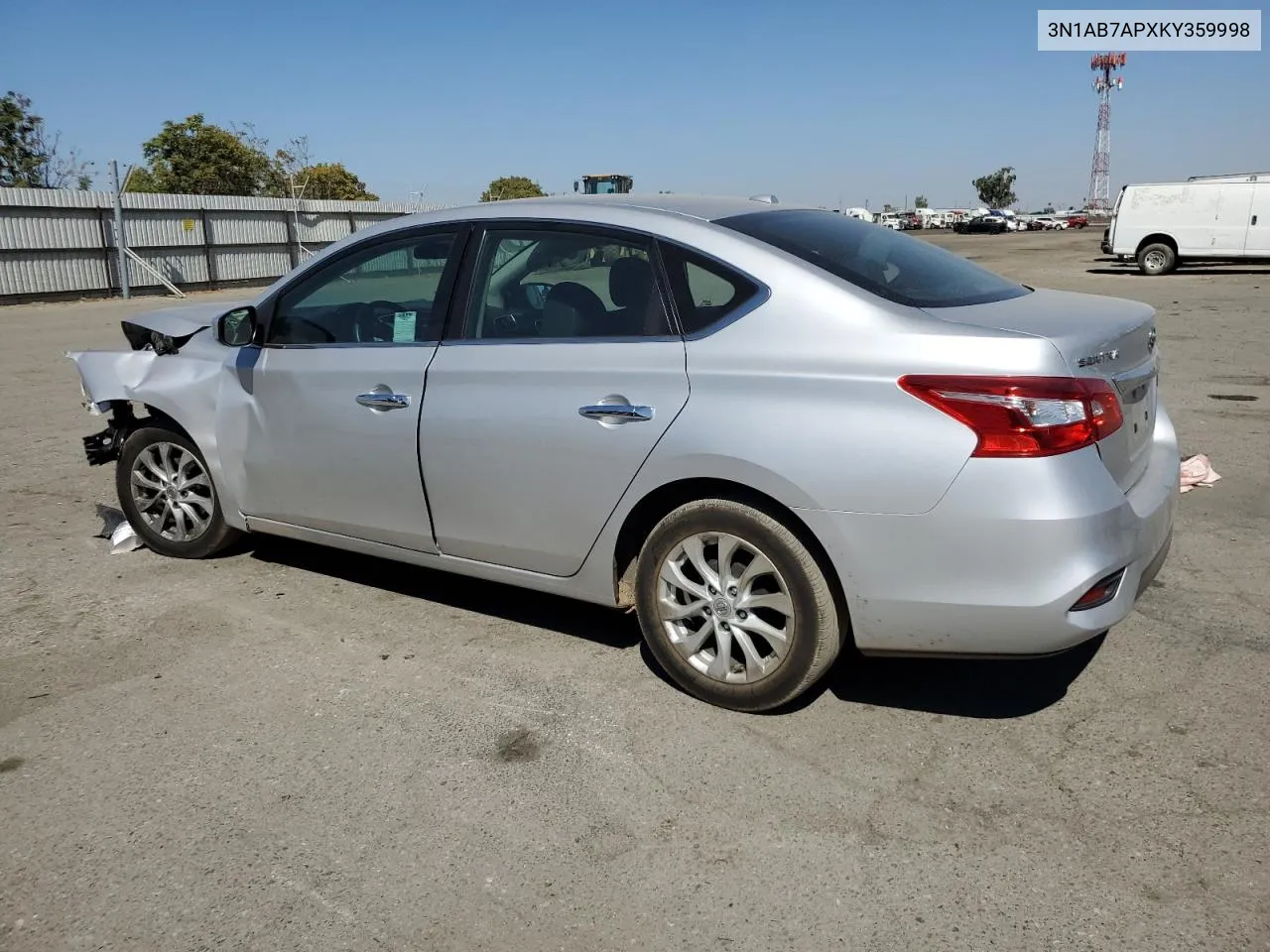 3N1AB7APXKY359998 2019 Nissan Sentra S