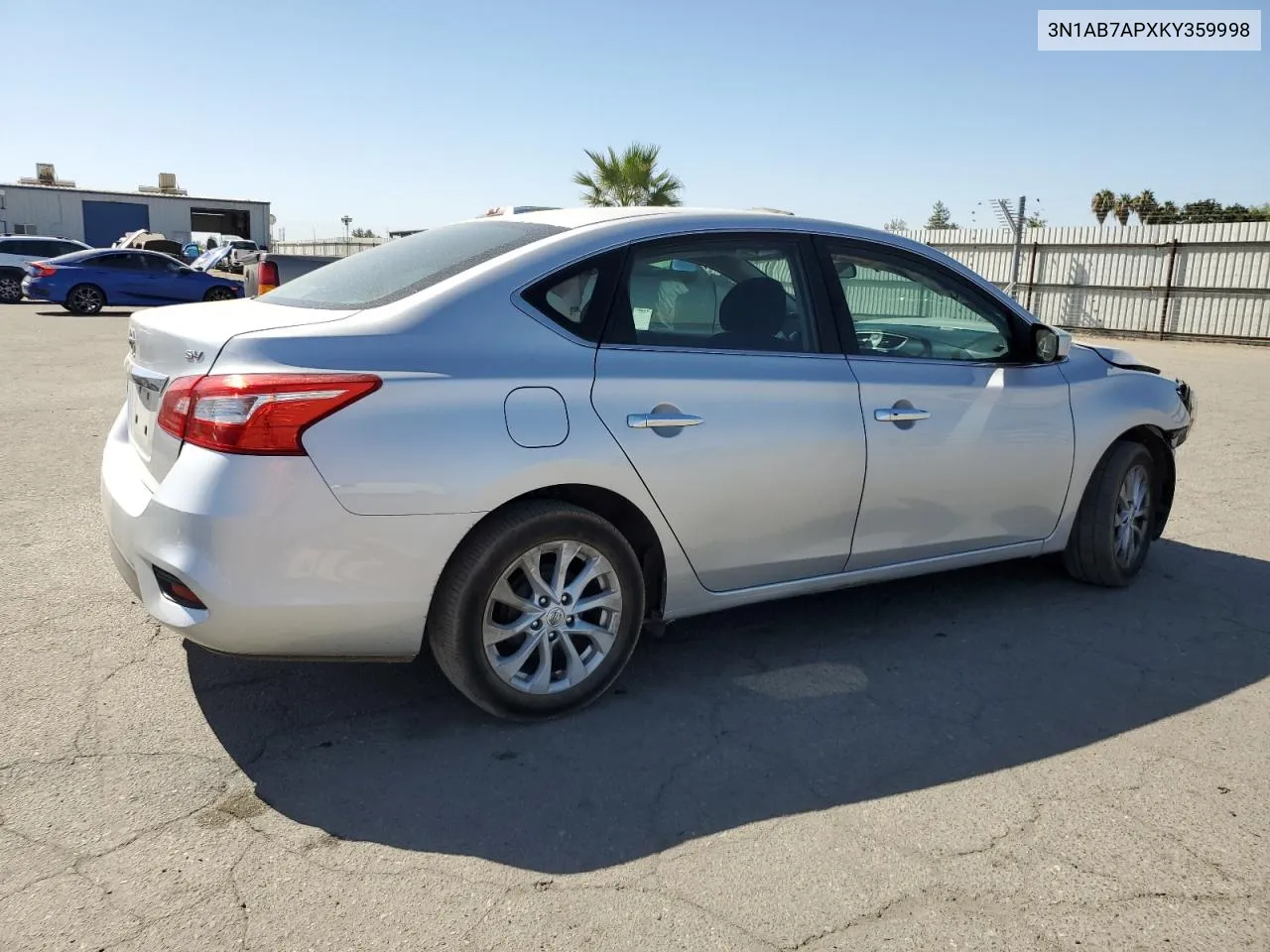 3N1AB7APXKY359998 2019 Nissan Sentra S