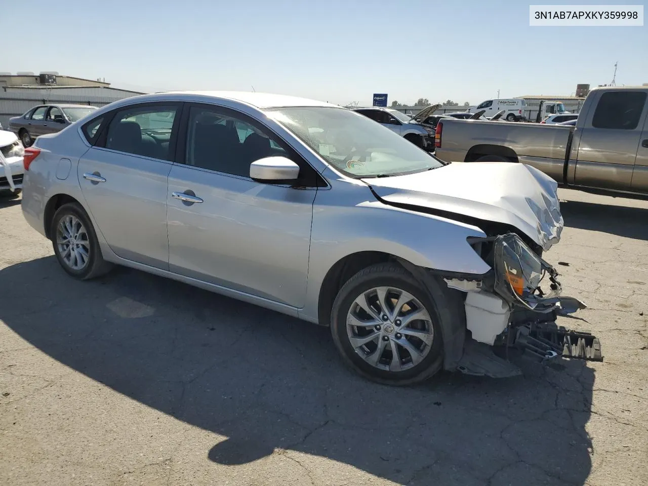 3N1AB7APXKY359998 2019 Nissan Sentra S