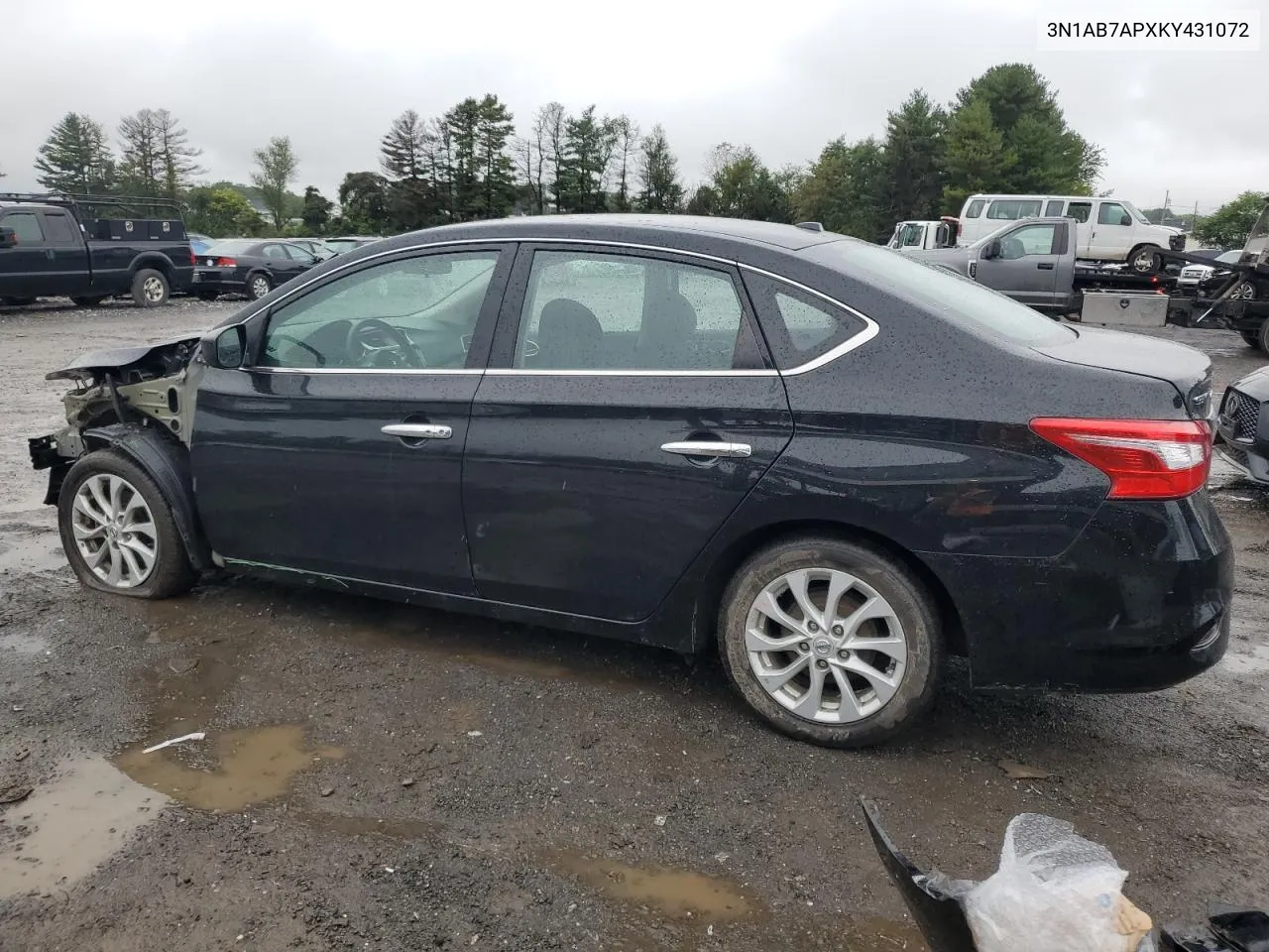 2019 Nissan Sentra S VIN: 3N1AB7APXKY431072 Lot: 73217074