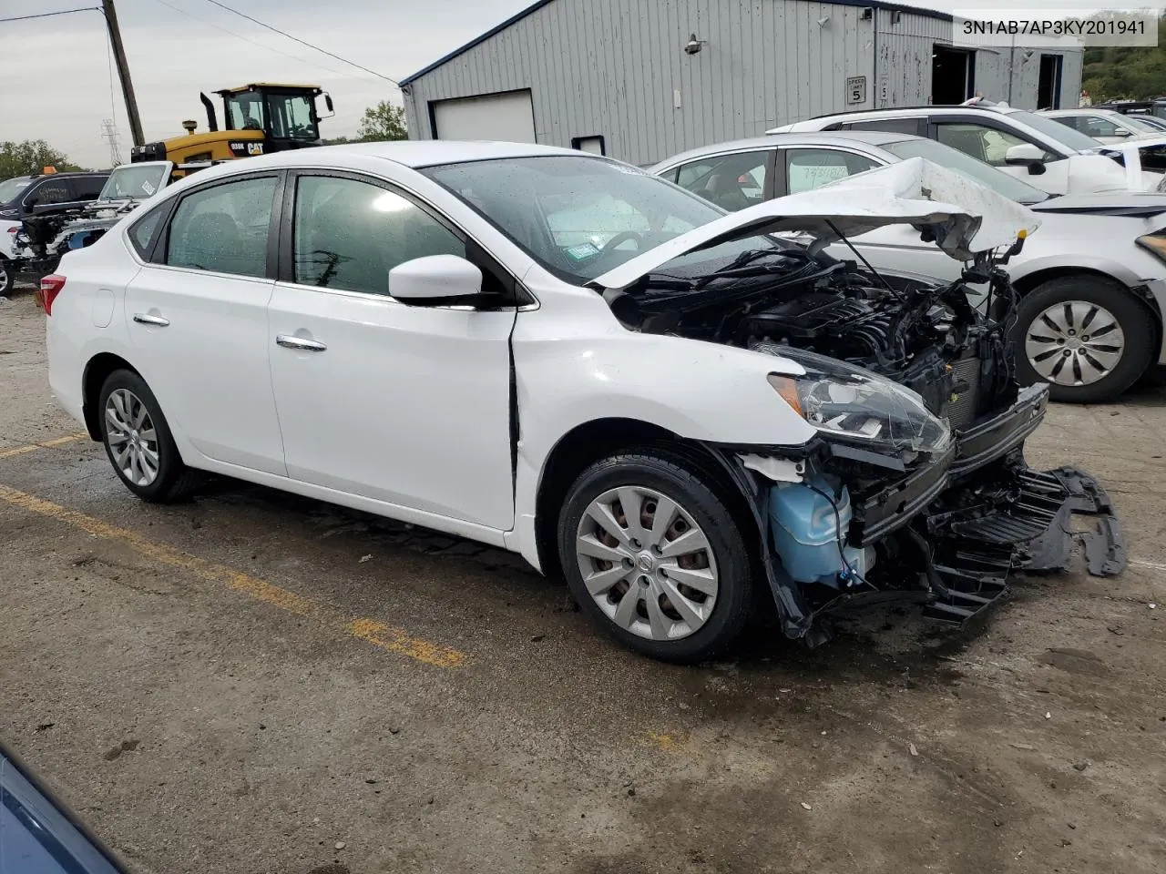 2019 Nissan Sentra S VIN: 3N1AB7AP3KY201941 Lot: 73243894