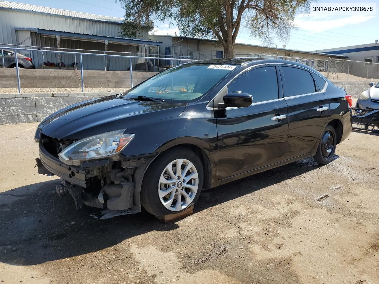 2019 Nissan Sentra S VIN: 3N1AB7AP0KY398678 Lot: 73421304