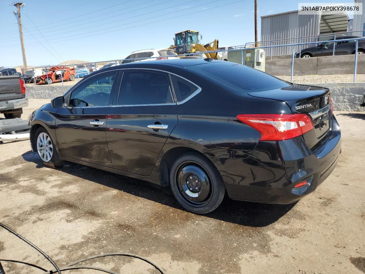 3N1AB7AP0KY398678 2019 Nissan Sentra S