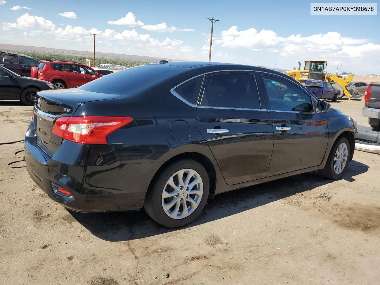 2019 Nissan Sentra S VIN: 3N1AB7AP0KY398678 Lot: 73421304