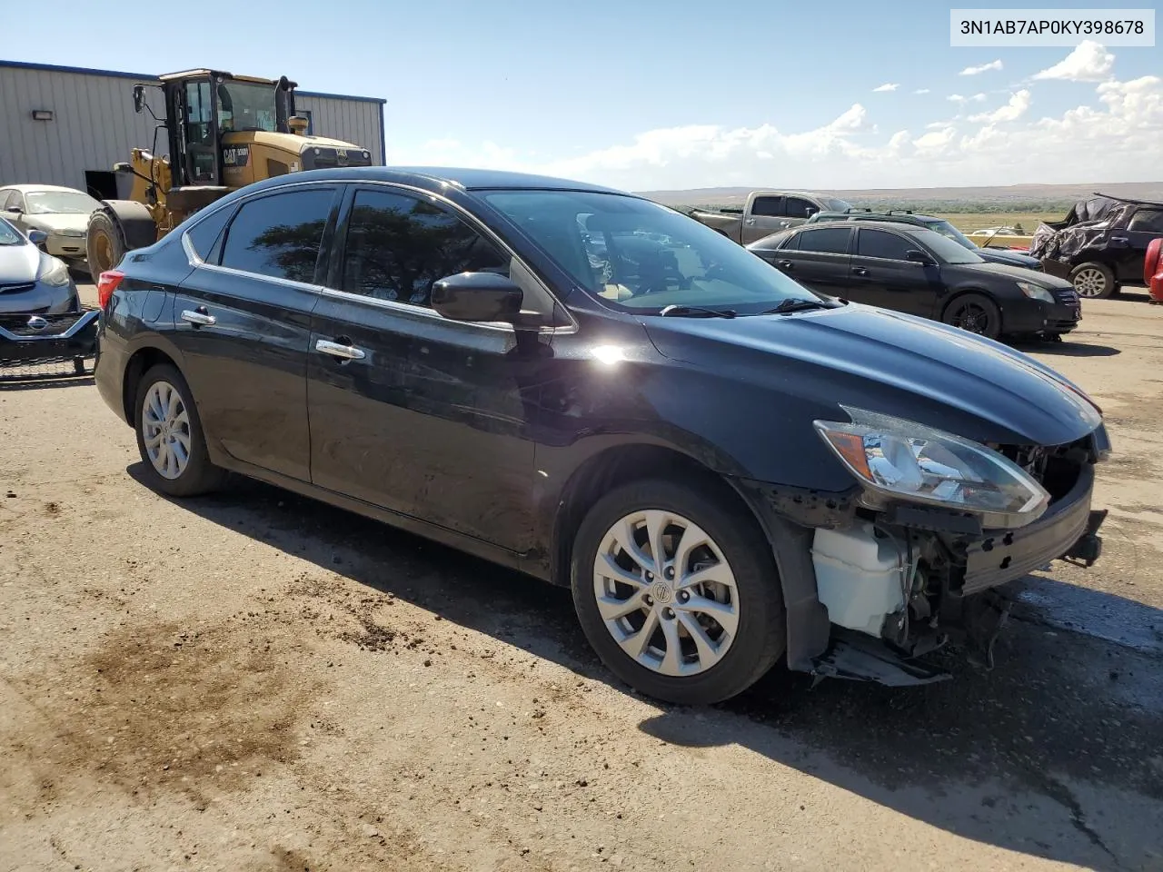 2019 Nissan Sentra S VIN: 3N1AB7AP0KY398678 Lot: 73421304