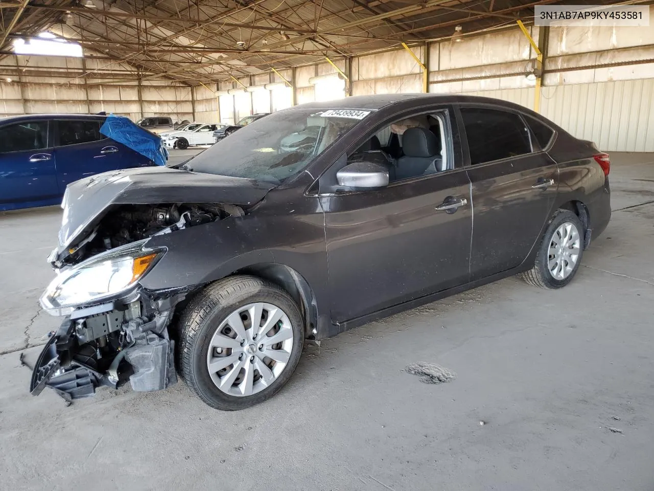 2019 Nissan Sentra S VIN: 3N1AB7AP9KY453581 Lot: 73439934