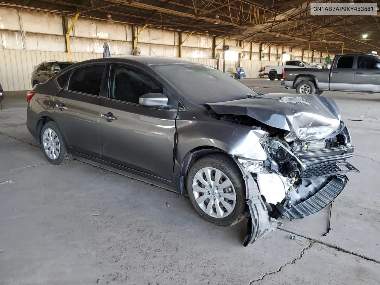 2019 Nissan Sentra S VIN: 3N1AB7AP9KY453581 Lot: 73439934