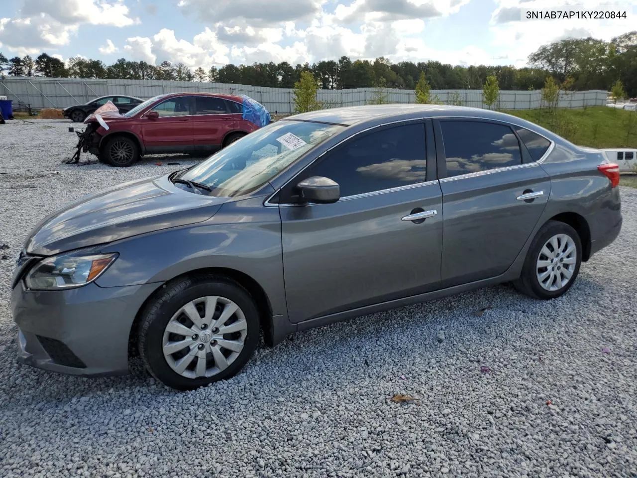 2019 Nissan Sentra S VIN: 3N1AB7AP1KY220844 Lot: 73520714