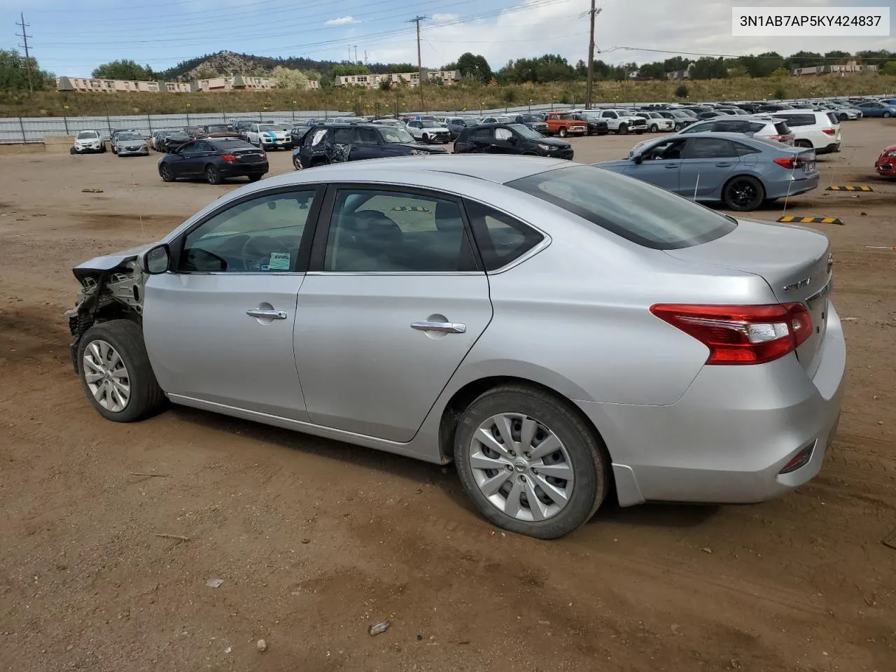 3N1AB7AP5KY424837 2019 Nissan Sentra S