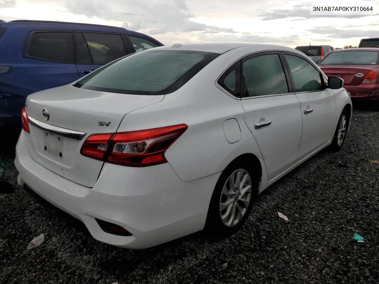 2019 Nissan Sentra S VIN: 3N1AB7AP0KY310664 Lot: 73875744