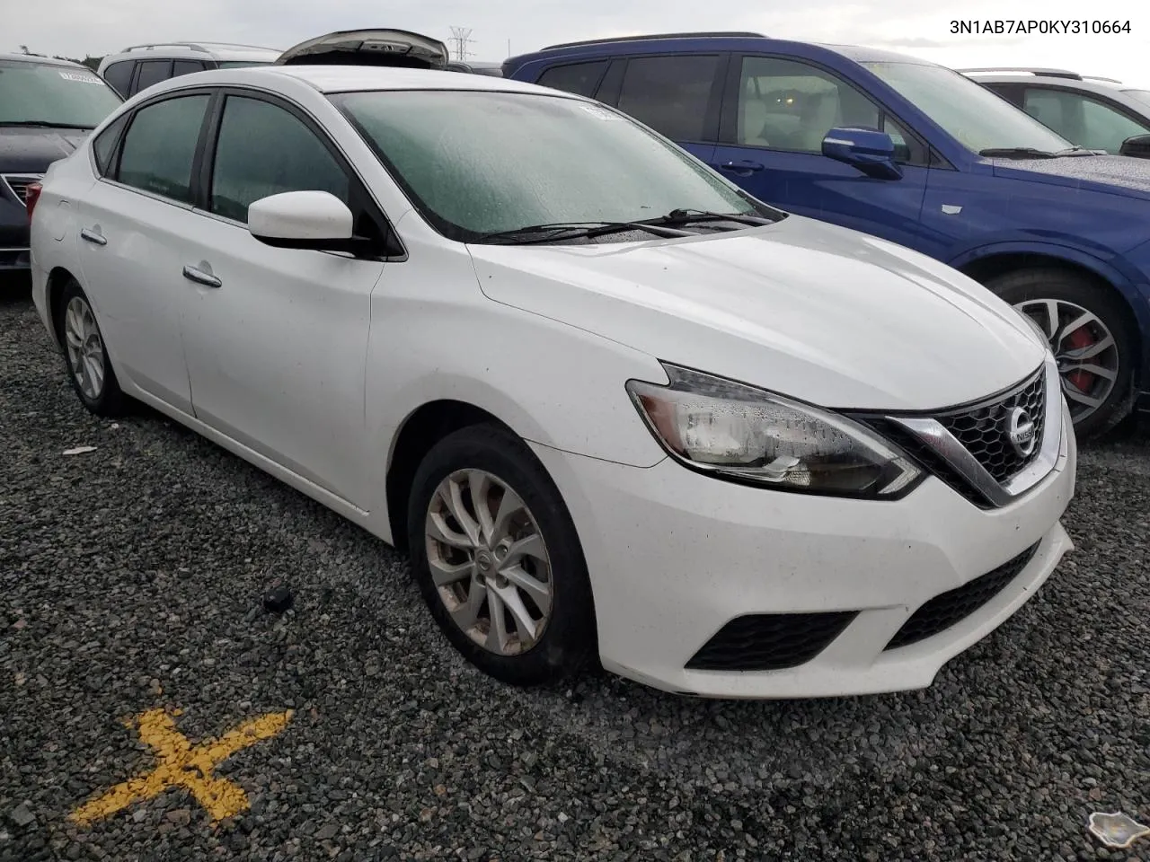 2019 Nissan Sentra S VIN: 3N1AB7AP0KY310664 Lot: 73875744