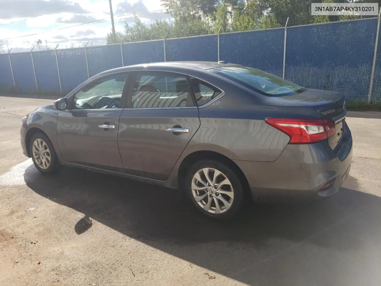 3N1AB7AP4KY310201 2019 Nissan Sentra S