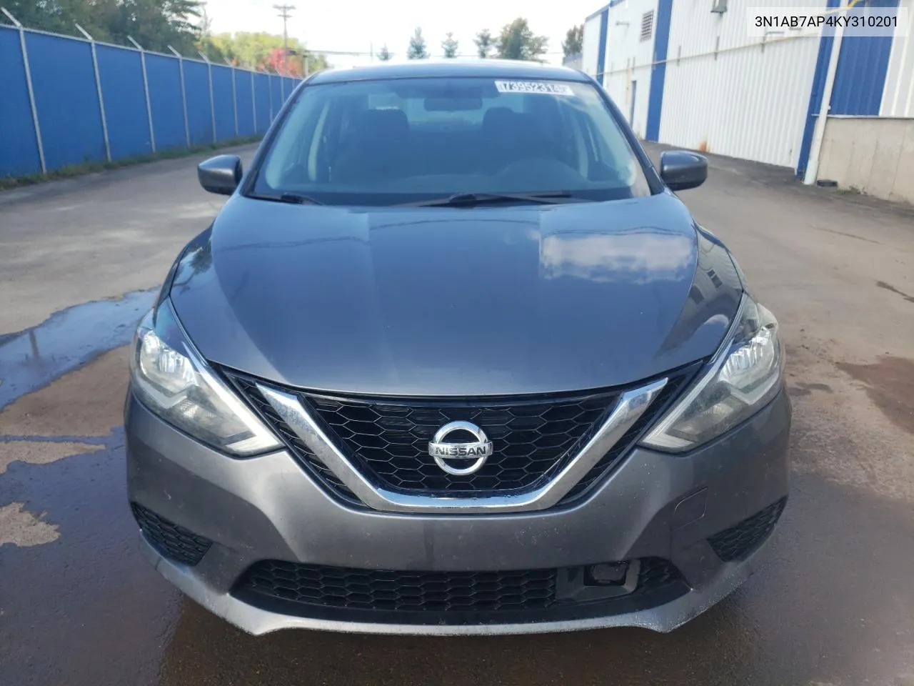 2019 Nissan Sentra S VIN: 3N1AB7AP4KY310201 Lot: 73952314