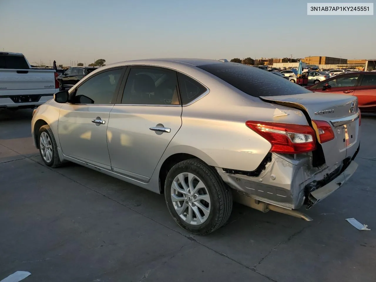 3N1AB7AP1KY245551 2019 Nissan Sentra S