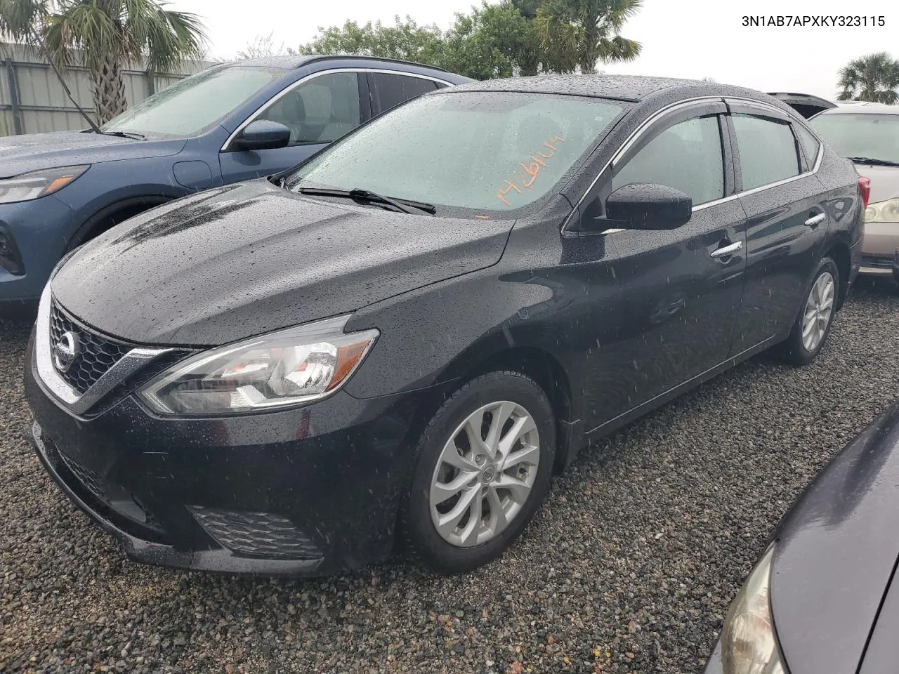 2019 Nissan Sentra S VIN: 3N1AB7APXKY323115 Lot: 74261014