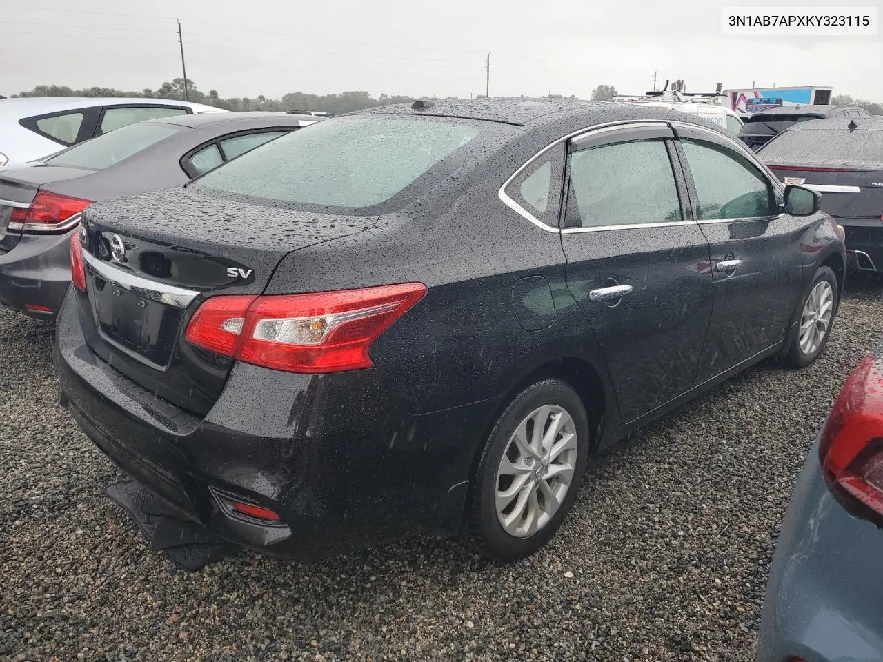 2019 Nissan Sentra S VIN: 3N1AB7APXKY323115 Lot: 74261014