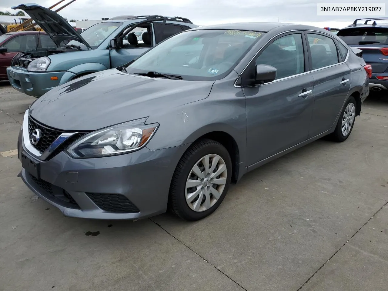 2019 Nissan Sentra S VIN: 3N1AB7AP8KY219027 Lot: 74693564