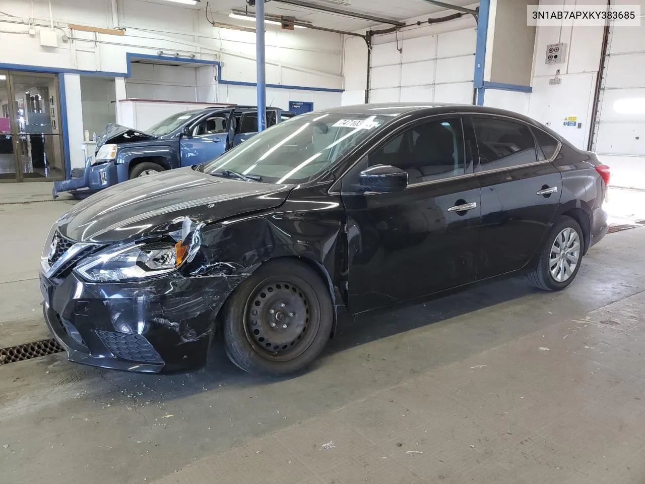 2019 Nissan Sentra S VIN: 3N1AB7APXKY383685 Lot: 74710314