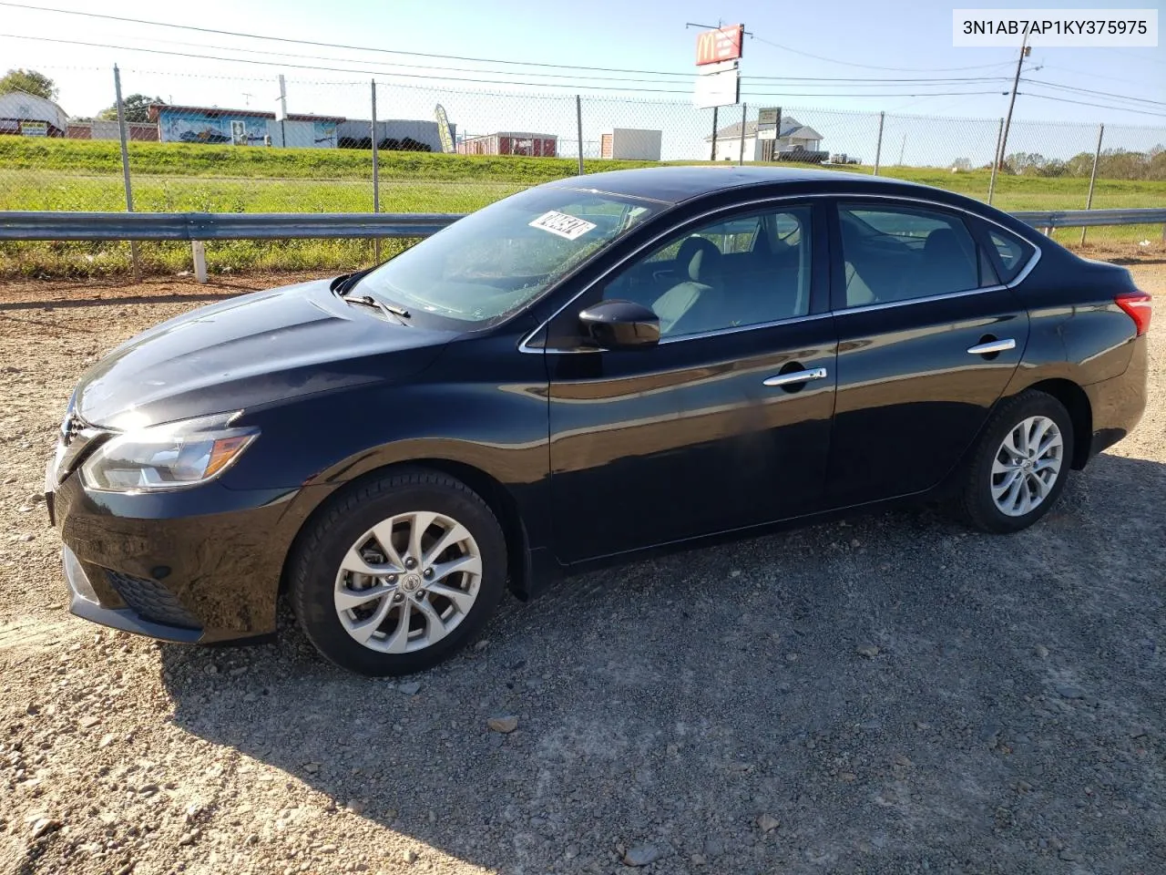 2019 Nissan Sentra S VIN: 3N1AB7AP1KY375975 Lot: 74845474