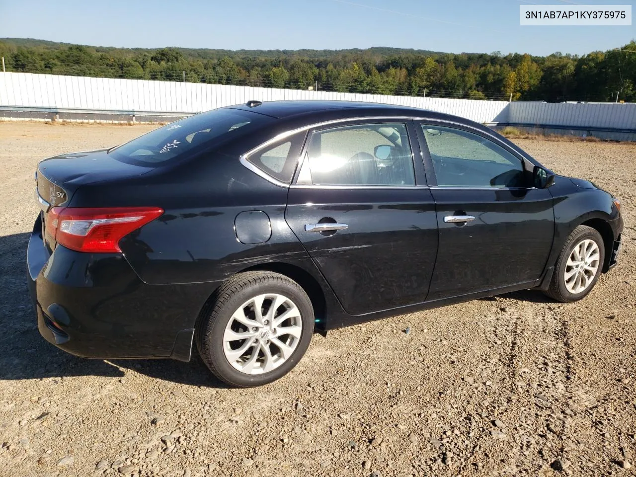 2019 Nissan Sentra S VIN: 3N1AB7AP1KY375975 Lot: 74845474