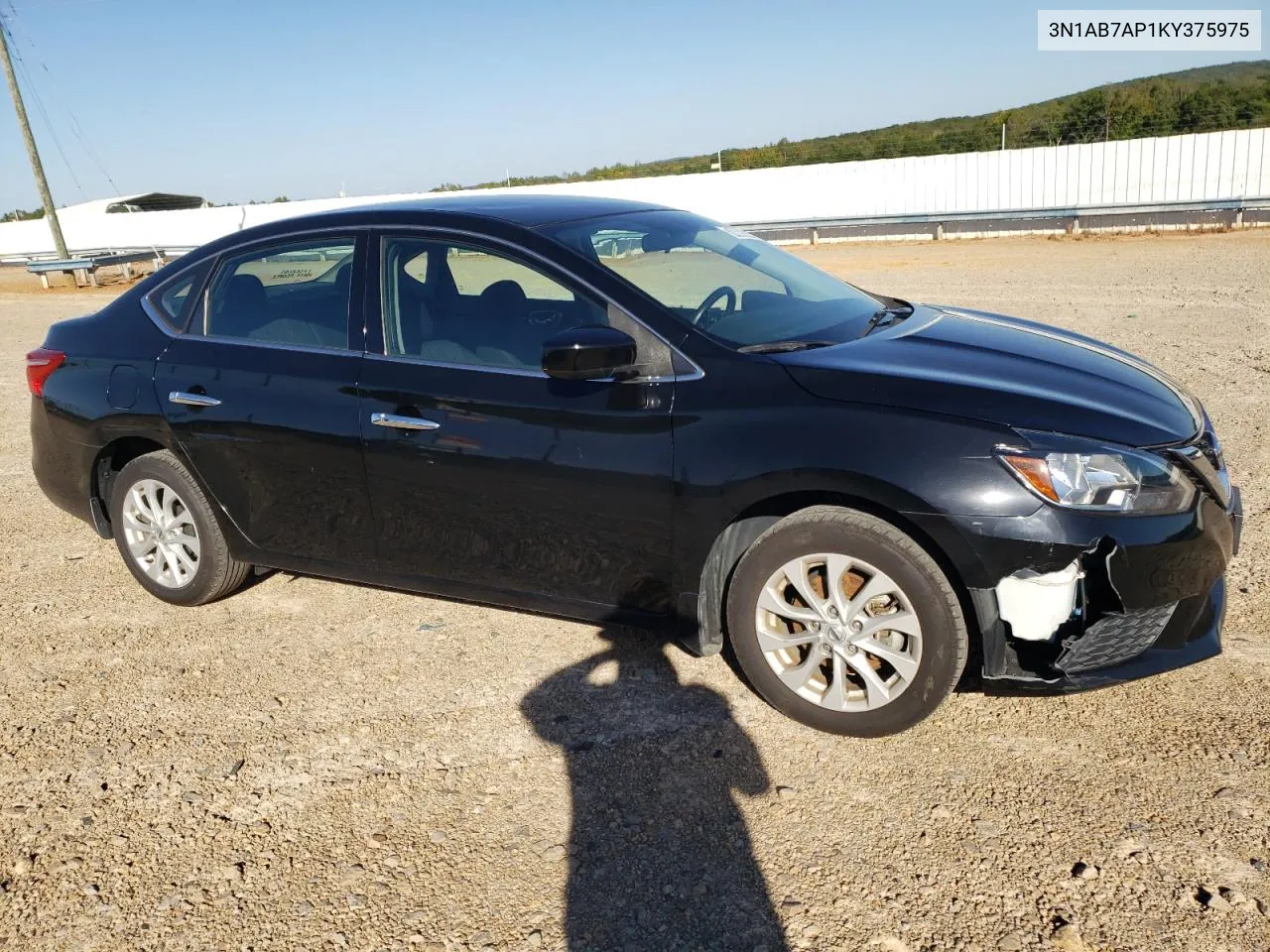 2019 Nissan Sentra S VIN: 3N1AB7AP1KY375975 Lot: 74845474