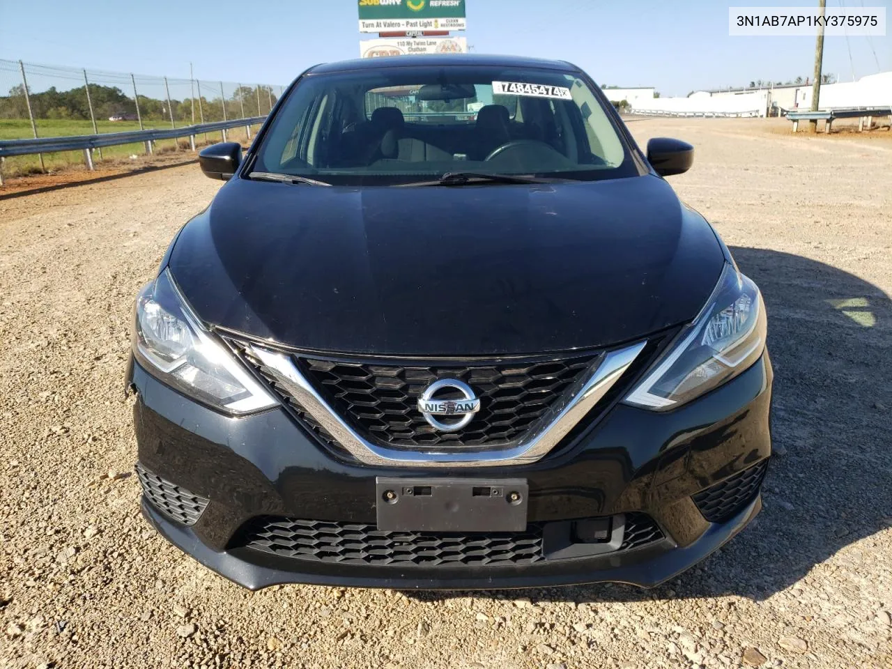 2019 Nissan Sentra S VIN: 3N1AB7AP1KY375975 Lot: 74845474