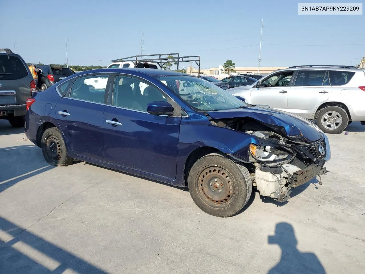 3N1AB7AP9KY229209 2019 Nissan Sentra S