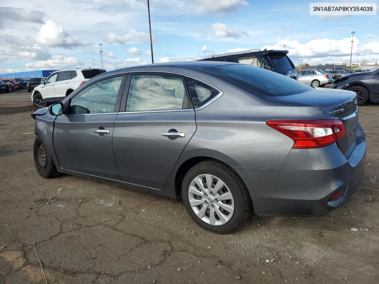 2019 Nissan Sentra S VIN: 3N1AB7AP8KY354038 Lot: 75598704