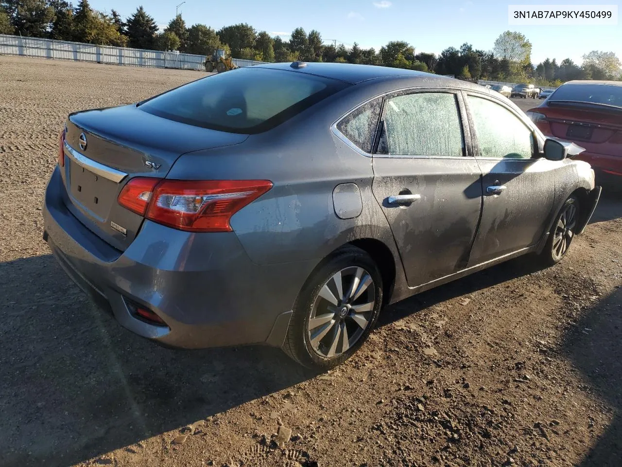 2019 Nissan Sentra S VIN: 3N1AB7AP9KY450499 Lot: 75764104