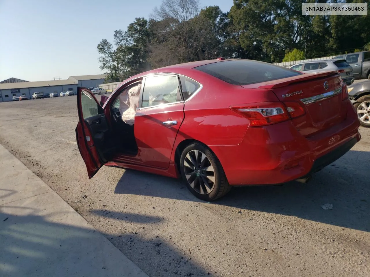 2019 Nissan Sentra S VIN: 3N1AB7AP3KY350463 Lot: 75801384