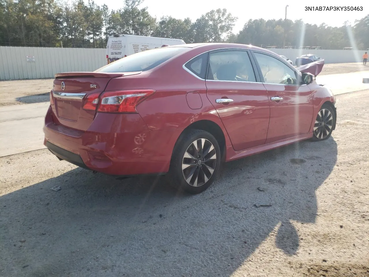 2019 Nissan Sentra S VIN: 3N1AB7AP3KY350463 Lot: 75801384