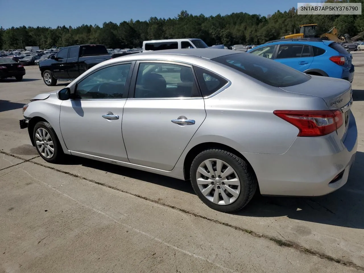 2019 Nissan Sentra S VIN: 3N1AB7AP5KY376790 Lot: 75939914