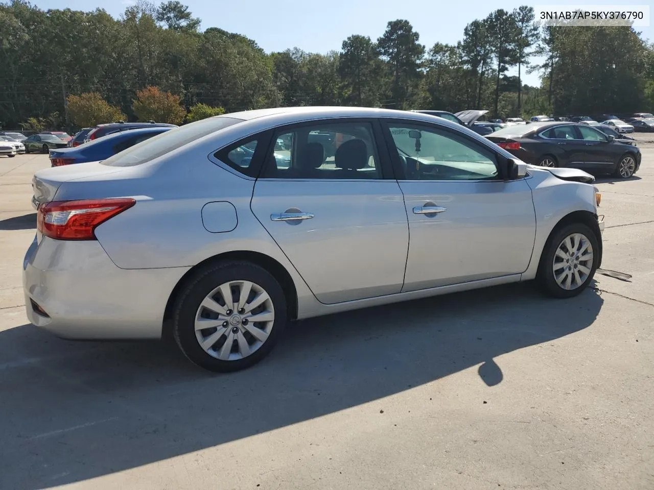 2019 Nissan Sentra S VIN: 3N1AB7AP5KY376790 Lot: 75939914