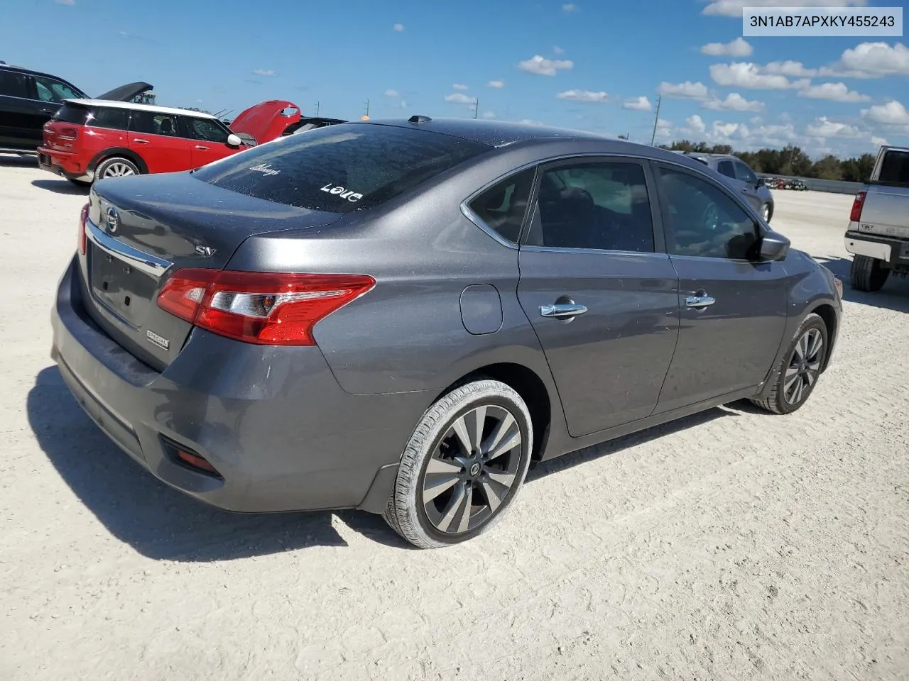 3N1AB7APXKY455243 2019 Nissan Sentra S