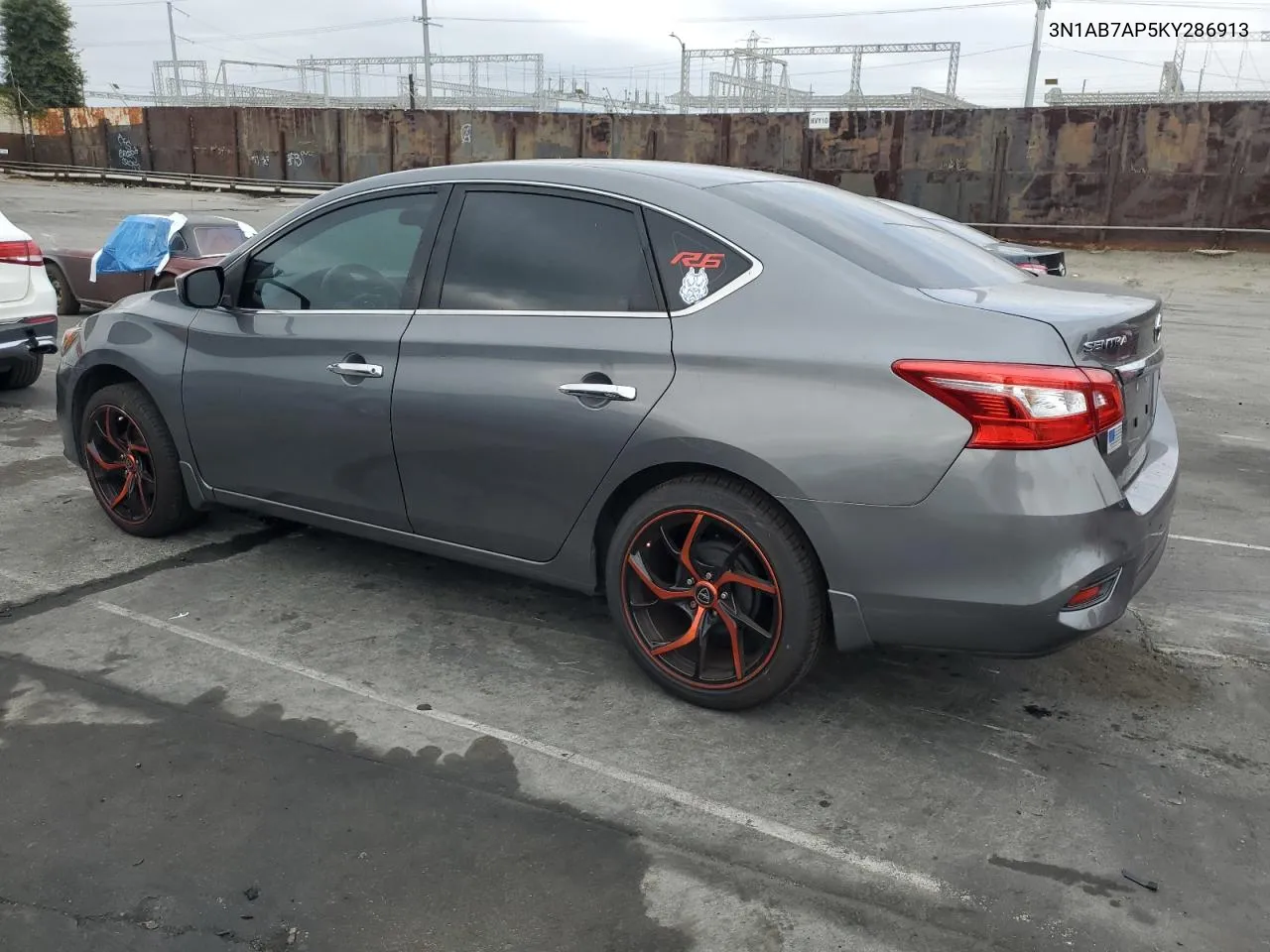 2019 Nissan Sentra S VIN: 3N1AB7AP5KY286913 Lot: 76130374