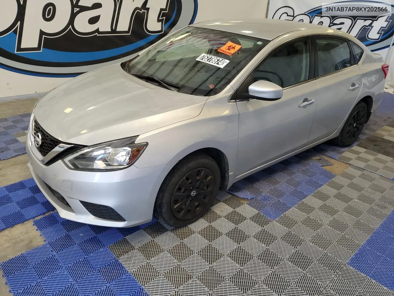 2019 Nissan Sentra S VIN: 3N1AB7AP8KY202566 Lot: 76278674