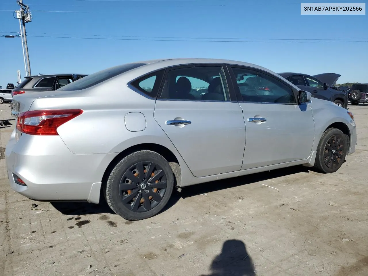 2019 Nissan Sentra S VIN: 3N1AB7AP8KY202566 Lot: 76278674