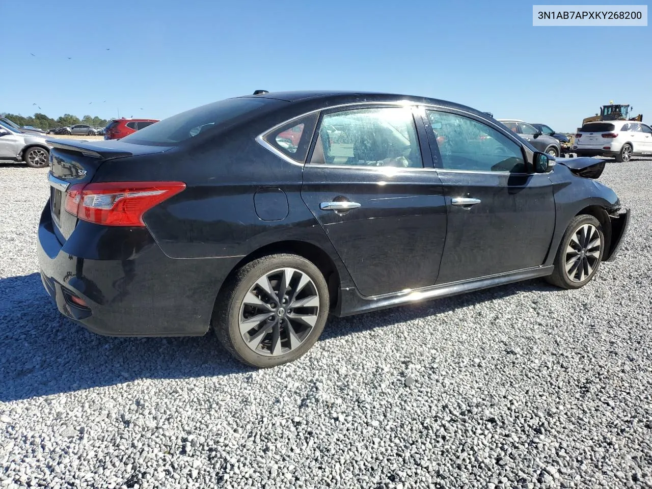 2019 Nissan Sentra S VIN: 3N1AB7APXKY268200 Lot: 76524234