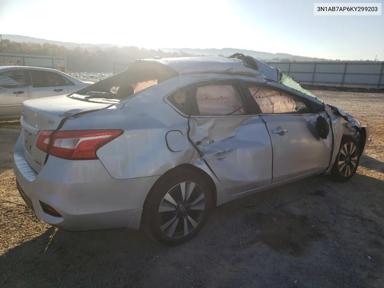 2019 Nissan Sentra S VIN: 3N1AB7AP6KY299203 Lot: 76559244