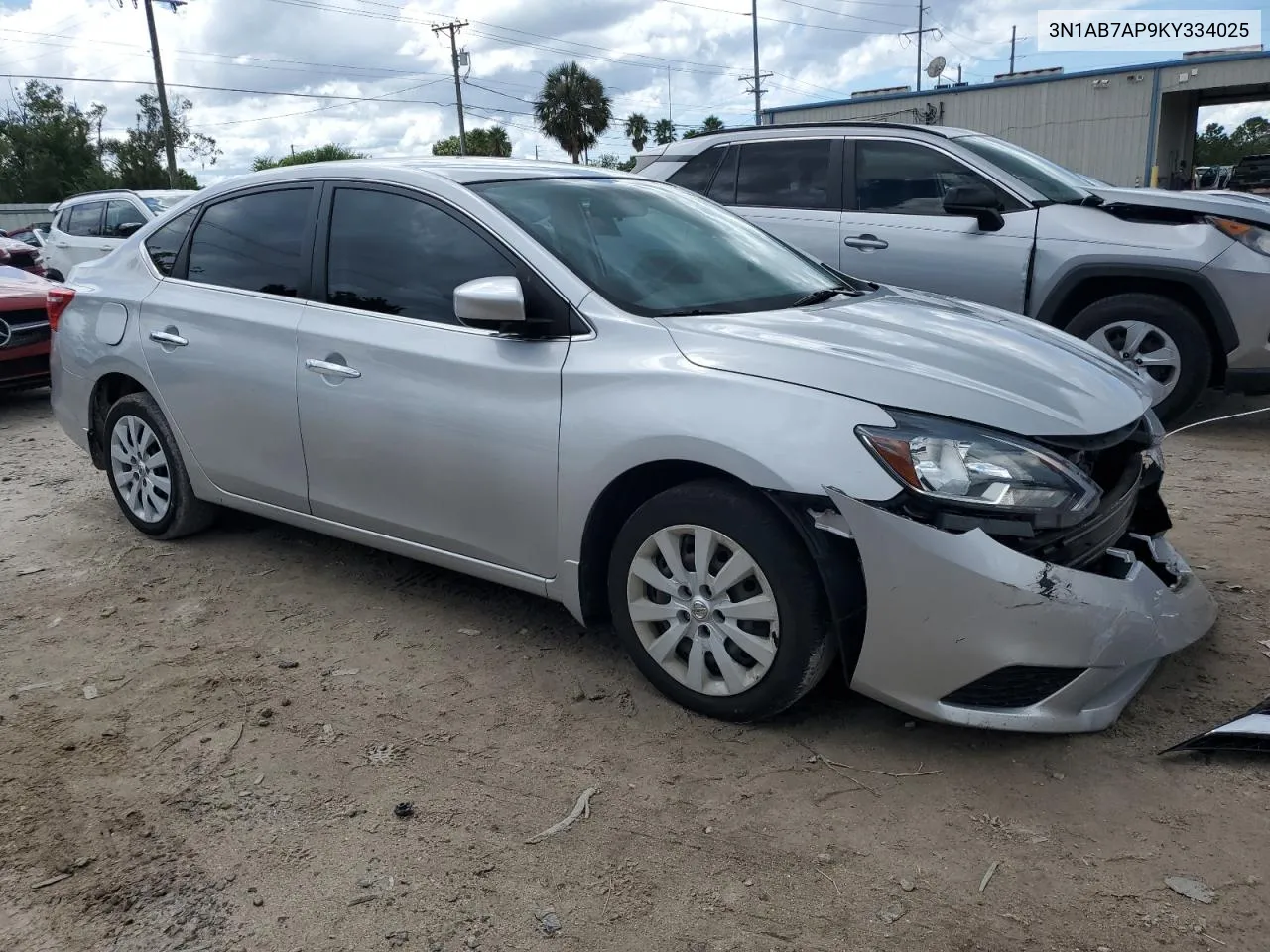 3N1AB7AP9KY334025 2019 Nissan Sentra S