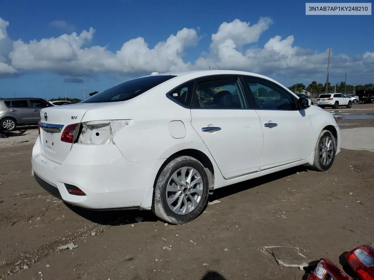 3N1AB7AP1KY248210 2019 Nissan Sentra S