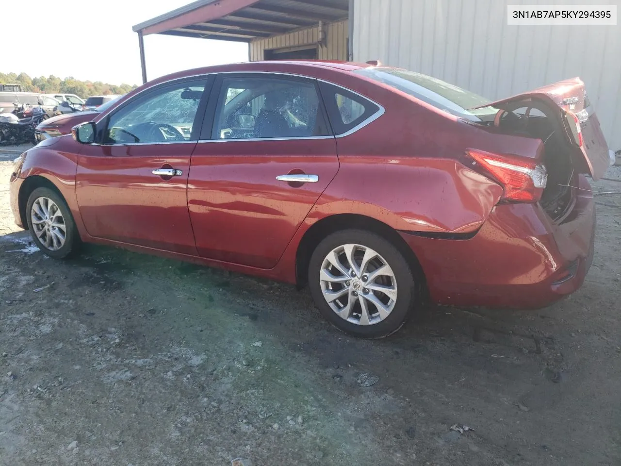 2019 Nissan Sentra S VIN: 3N1AB7AP5KY294395 Lot: 76876884