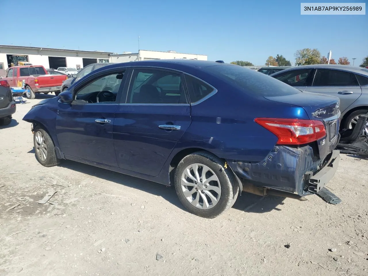 2019 Nissan Sentra S VIN: 3N1AB7AP9KY256989 Lot: 76889284