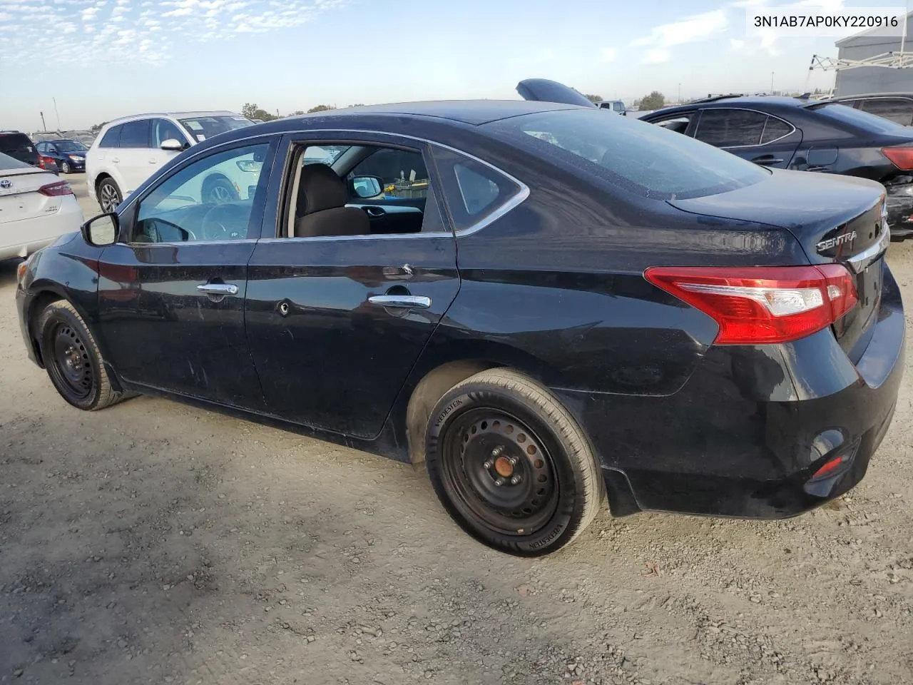 2019 Nissan Sentra S VIN: 3N1AB7AP0KY220916 Lot: 77047754