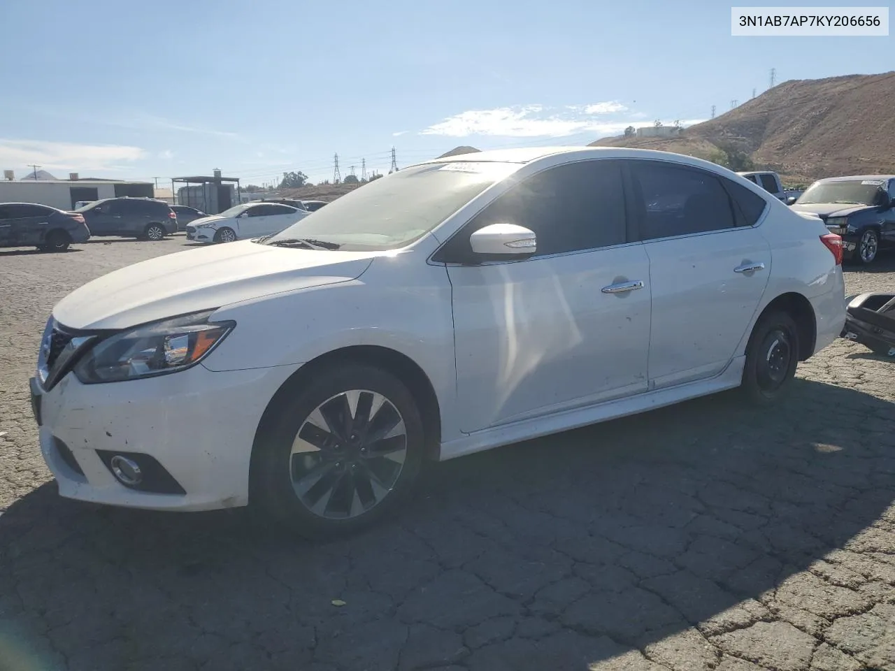 2019 Nissan Sentra S VIN: 3N1AB7AP7KY206656 Lot: 77225734